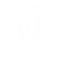 ultimate rope climber white logo